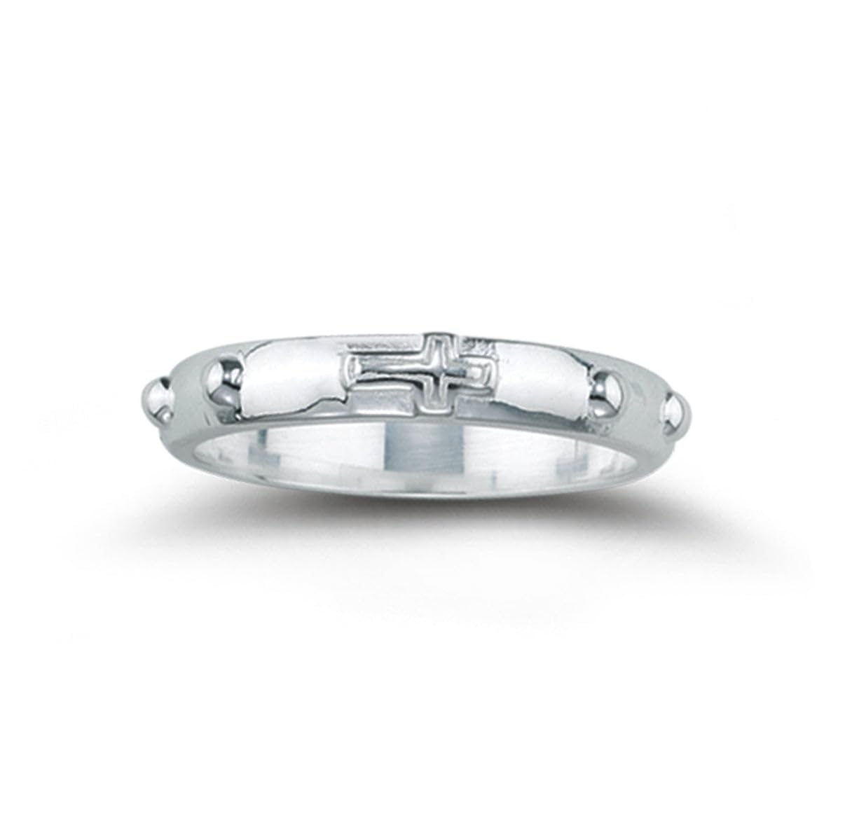 Sterling Silver Rosary Ring