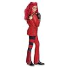 Descendants Red Deluxe Costume, Official Disney Descendants The Rise of Red Costume Jumpsuit, Wig not Included, Child Size (4-6x)