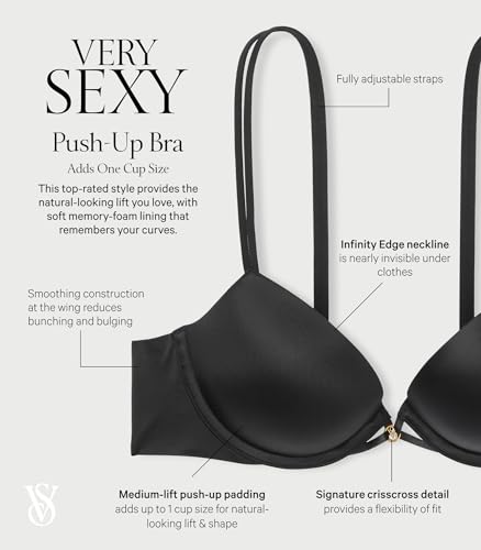 Victoria's Secret Very Sexy Push Up Bra, Adds 1 Cup, Bras for Women (32A-38DDD)4