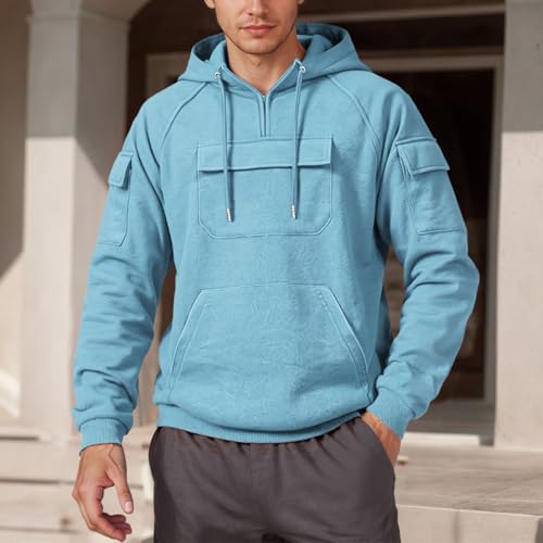 Pull homme col en V vintage style sweatshirt d'hiver chic