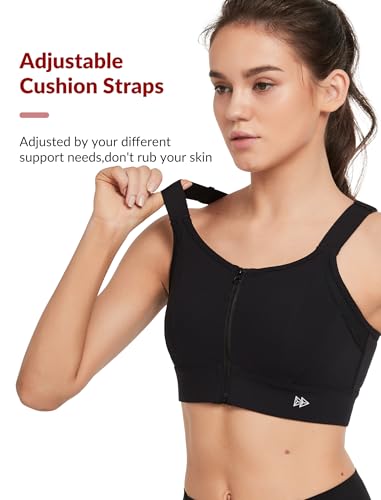 Soutien-gorge de sport haut impact réglable avec maintien renforcé