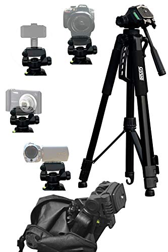Gyue 三脚 170cm 軽量 コンパクト 一眼レフ ビデオカメラ 小型 3WAY雲台 3段 どの機種どのシーンでも大活躍 Gyue 三脚 170cm 軽量 コンパクト 一眼レフ ビデオカメラ 小型 3WAY雲台 3段 どの機種どのシーンでも大活躍