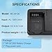 BC-W126 Camera Battery Charger for Fujifilm : FinePix X-H1 X-PRO3 X-PRO2 X-T3 X-T2 X-T30 X-T20 X-T200 X-E3 X-A5 X-A3 Micro Single Camera NP-W126 NP-W126S W126S Adapter Power Supply Cord