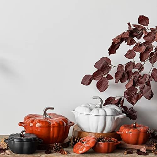 0.75-Quart Staub Ceramic Pumpkin Cocotte (Matte Black) - image 7