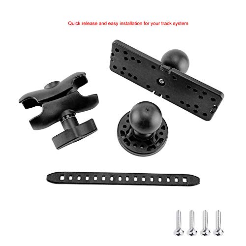 Image of Ball-Mount Fish Finder,Universal Marine Navigation Electronic Fishing Rod Holder 360 Degree Rotatable Marine Fish Finder Mount Rod Holder Fit for GarminMAP 162,168,175