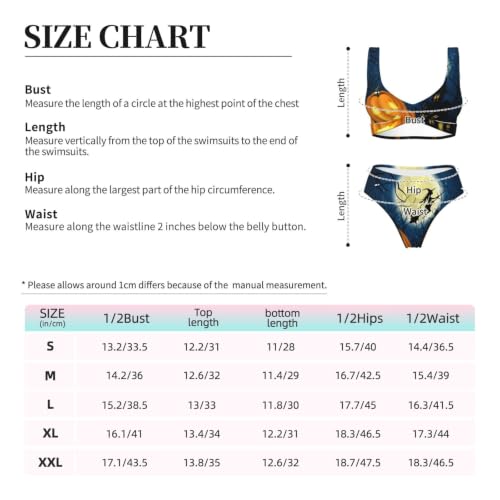 Bikini de calabaza para mujer traje de baño de dos piezas playa 7