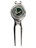 Geo Brand Golf Divot Repair Tool Pocket Clip with Magnetic Ball Marker - Metal Zinc Alloy