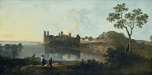 Tableau Toile d'Art Caernarvon - Peinture Décorative Prestige Format 60x90cm