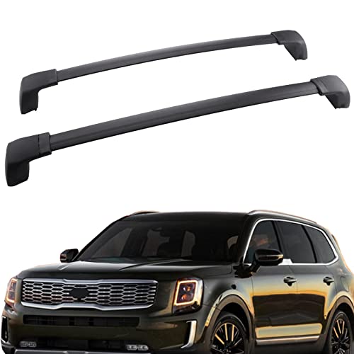 TIMAGIC Roof Rack Crossbars Fit for Compatible with Kia Telluride 2020 2021 2022 Crossbars Luggage Rack Top Cargo Rack Aluminum