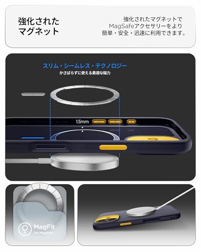 Spigen iPhone 17 ケース MagSafe対応 ナノポップ・マグフィット ACS09990 の商品画像 2
