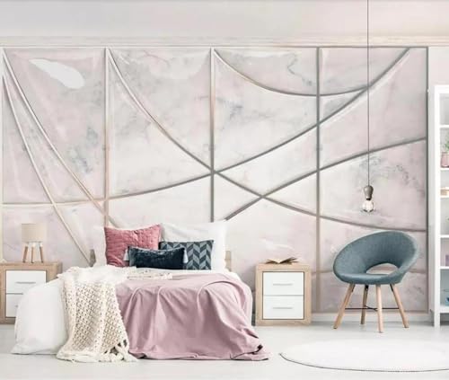 Papier peint mural 3d design lignes simples, finition intissée premium