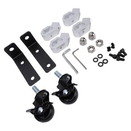 Roulettes de boîte à outils à 360° pivot double charge 90kg