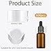 600Pcs Shrink Wrap Bands for Bottles Jars – 45x30mm Clear Heat Shrink Seals, Easy to Use with Hair Dryer or Heat Gun, Tamper Evident Bottle Seals for Essential Oil, Dropper, Test Tube Caps