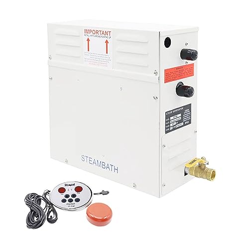 JOJIDE Sauna de Vapor, Máquina de de 6KW, nerador de doméstico, Sala de Sauna, Horno de Corriente Seca, húmedo, Controlador Digital ST-60,para Sauna doméstica(6KW -01)