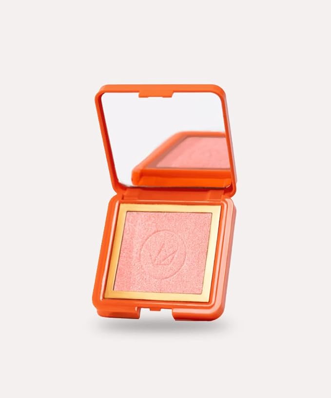 Iluminador Compacto Divine Glow - Textura Leve Micronizada, Brilho Elegante e Acabamento Sedoso para Realçar a Beleza Natural da Pele (Aurora)