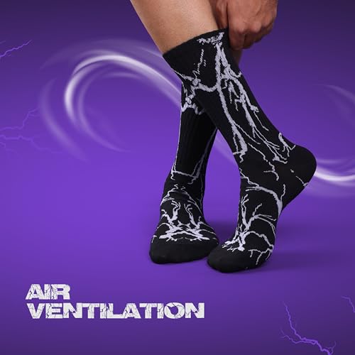 Image of Sockscarving Feel The Comfort Pure Premium Cotton 2 Pairs Crew Length Socks, Casual Athletic Wear For Men and Women - Stretchable Free Size Anti Odur Sweat Free Anti Slip