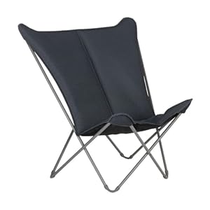 Gepolsterter Butterfly Sessel Pop Up XL Grau