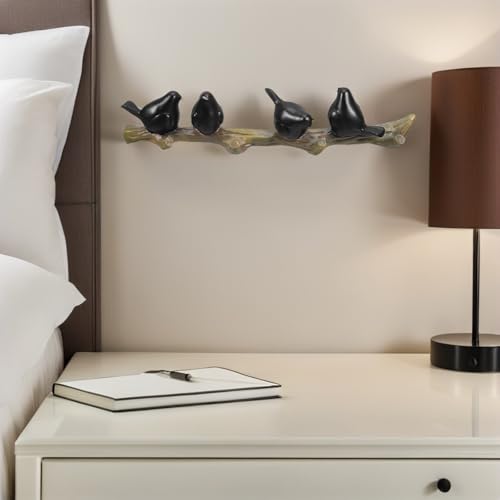 Rangement mural vêtements oiseaux KICHOUSE pour optimiser les petits espaces