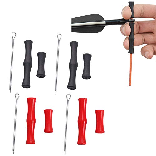 Juego de 4 piezas de accesorios de arco y flecha para protección de dedos, utilizado para tiro con arco, protector de dedos, protector de silicona para tiro con arco, adecuado para principiantes