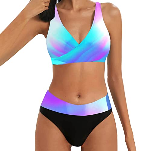 Tanga Bikini Damen sexy knapp Sexy Badeanzüge Bikini Damen Wickeloptik...