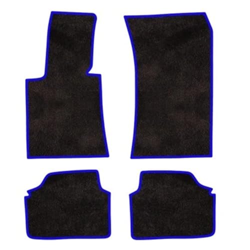 Tapis voiture en flanelle noire premium pour Série 3 E92 Coupé intérieur haut de gamme