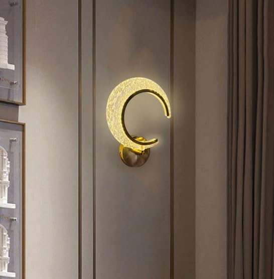 Image of Gold Luxury Modern Creative Three Color Led Wall Lamp for Living Room Bedroom Etc Home Decoration. (Pack of 1) GAU - LED A704 Wall LAMP