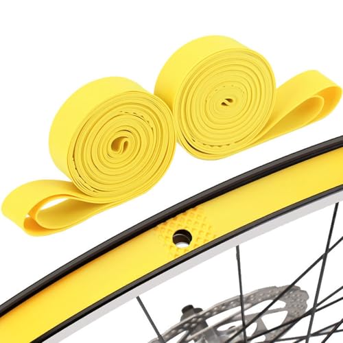 Xweptuy Bike Tire Liners, 26 inch PVC Rim Strip 2PCS/Set Tire Inner Tube Pad Bike Rim Strips Anti Puncture Accessories #·