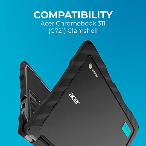 Carcasa Acer Chromebook 311 C721 Gumdrop DropTech de dos piezas resistente a caídas 2