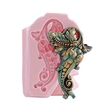 Victorian Baroque Scroll Work Silicone Mold Food Safe Fondant, Gum Paste, Resin, Polymer Clay, Craft, Jewelry Food Mold.
