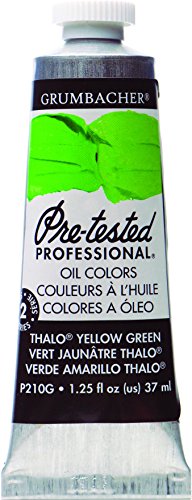 Alvin & Company GBP210GB 37ml Thalo Yel Artistas 'Aceite Colores - Verde