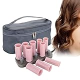 Dioche Professional Electric Heated Roller Hot Rollers, Home handheld Curling Roll Hair Tube Hair Styling Tool 220V 10Pcs(Basic)