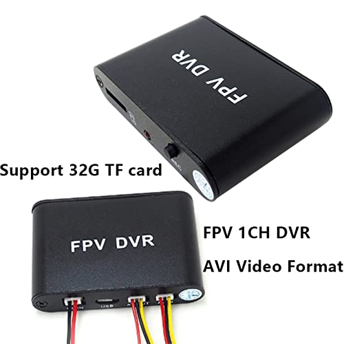 FPV 720P 1-CH Mini DVR Recorder for CCTV Analog Cameras - Supports MP3/AVI-HD Auto Recording