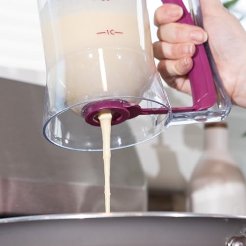 Chef Buddy 4-Cup Pancake Batter Dispenser, Purple by Chef Buddy - Image 5