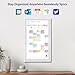 Digital Calendar – 27 Inch Electronic Wall Calendar & Chore Chart, Smart Family Organizer with Interactive Touchscreen Display, Wall Mount in Portrait or Landscape