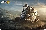 Trends International Fallout: 76 - Helmet Key Art Wall Poster, 34L x 22.4W, Premium Unframed Version