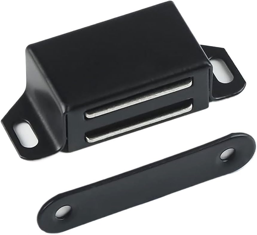 Mini Cabinet Magnetic Catch,Door Catch with Strong Magnetic for Cabinet,Stainless Steel for Cupboard Drawer Kitchen Wardrobe(Gray)