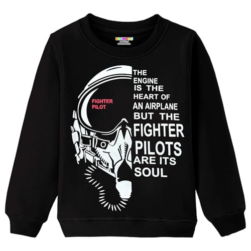 Image of Kuchipoo Boys Regular Fit Winterwear Sweatshirt