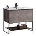 URBANIA VANITY 36" WIDE -2 DOOR, CLASSIC GRAY, WITH SINK