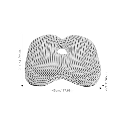 Coussin de siège antidérapant en mousse mémoire de forme - 3