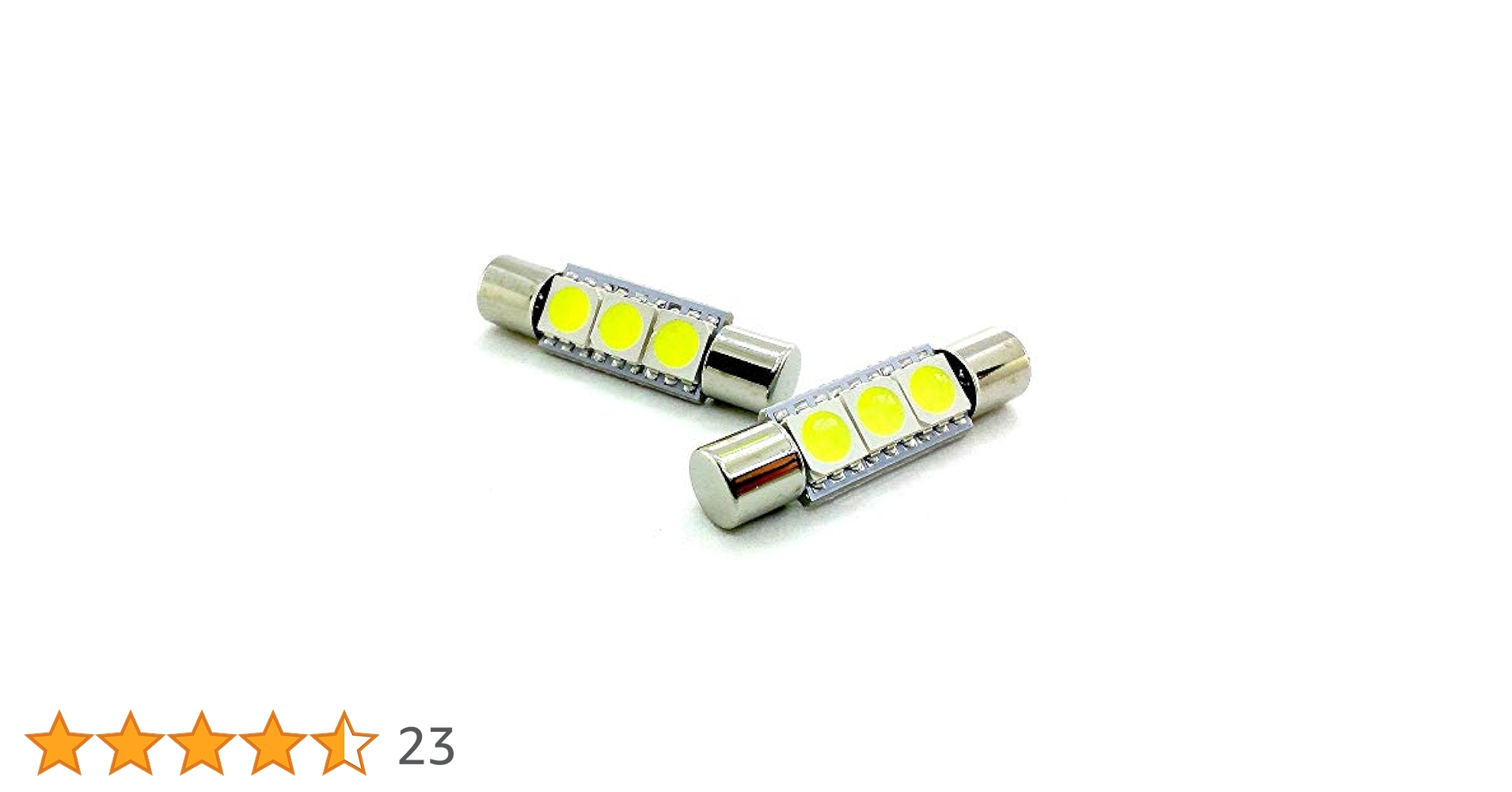 Amazon | illumicraft LED バニティランプ T6.3 29mm ホワイト 2