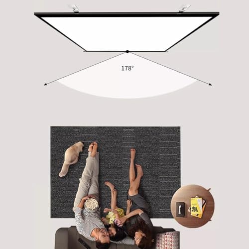 Pantalla Manual para Proyector 72" 4:3 16:9 para Teatro miniatura 3