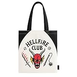 Bolsa Reutilizable Stranger Things con Estampado Oficial | Shopper Grande para Supermercado, Escuela o Viajes
