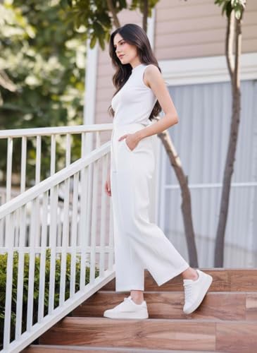 Image of KOTTY Women's Elegant Straight Fit Pants for Office Wear, Workwear Styling, and Modern Casual Comfort
