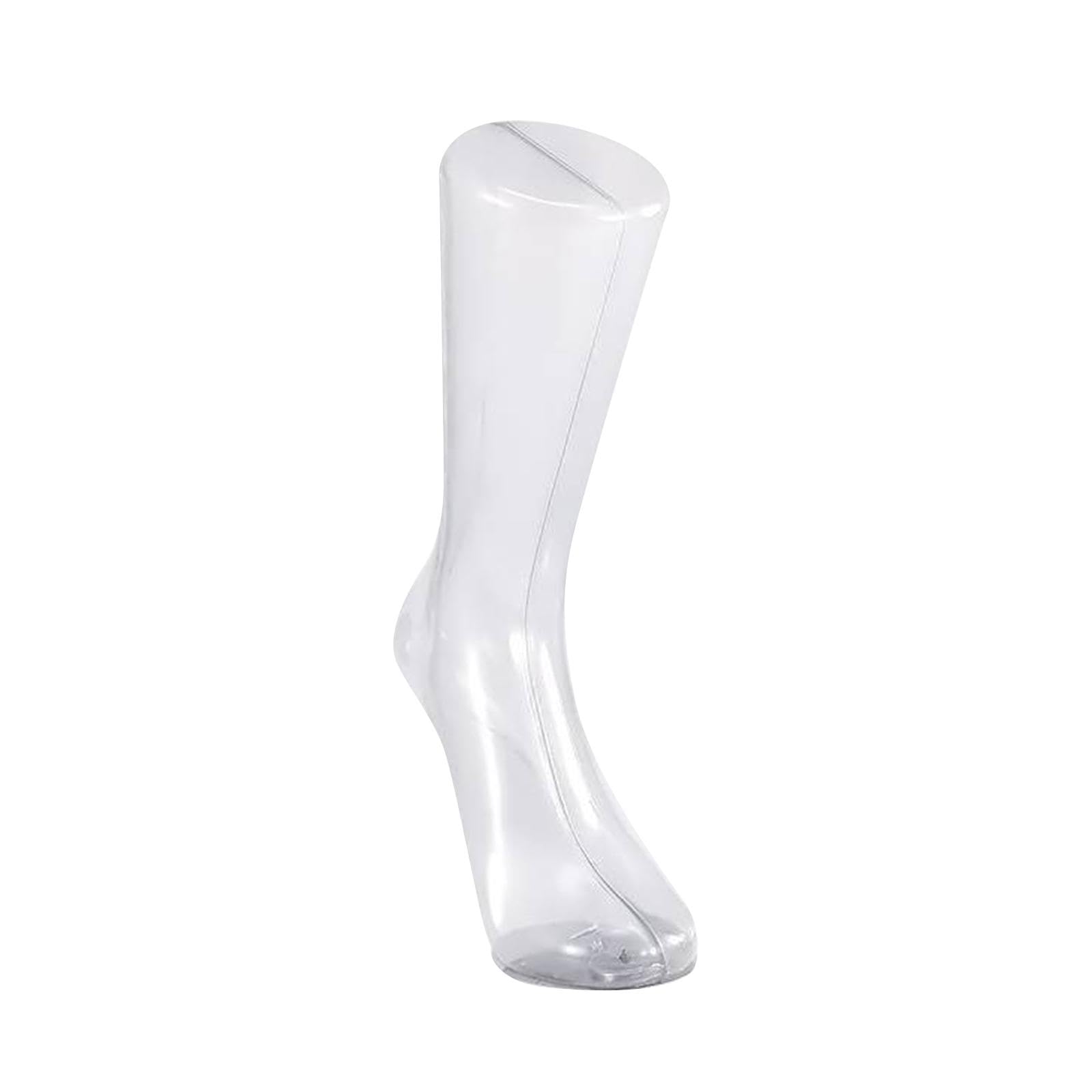 MYADDICTION Mannequin Foot Display Transparent Men Women Foot Model for Retail Home Shop Female-image-27