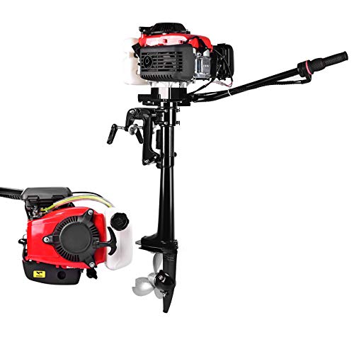 NN/AA 4HP 4 Stroke Outboard Motor Boat Engine with Air Cooling CDI System Fishing Boat Engine