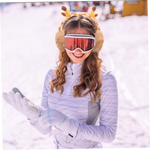 Women's Winter Ear Muffs Plush Earmuff Headband for Cold Days Cute Design for Skiing Snowboarding2