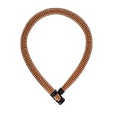 【日本正規品】 ABUS(アブス) 自転車 鍵 ロック ロードバイク鍵 チェーンロック 盗難見舞金制度 110cm スパークリン オレンジ [IVERA7210]