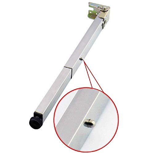 ZHAS Patas para Muebles, Patas telescópicas de Acero Inoxidable, Patas de la Mesa elevadora/Patas del gabinete, Patas Plegables de RV, Columna de Soporte de la Mesa de la Barra 40-130 cm (Tipo