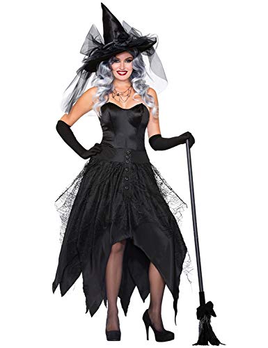 XINSH Disfraz Halloween Bruja Mujer Costume Cosplay Adulto para Carnaval Navidad Fiesta