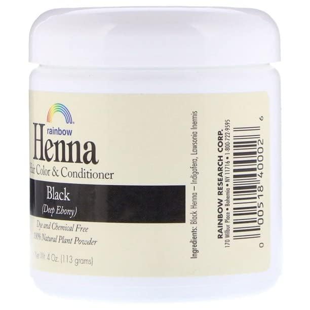 Rainbow Research - Henna Negra 4 oz miniatura 3